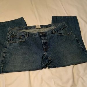 St.John’s Bay Cotton Denim Blue Jean Shorts (40”x 24”)